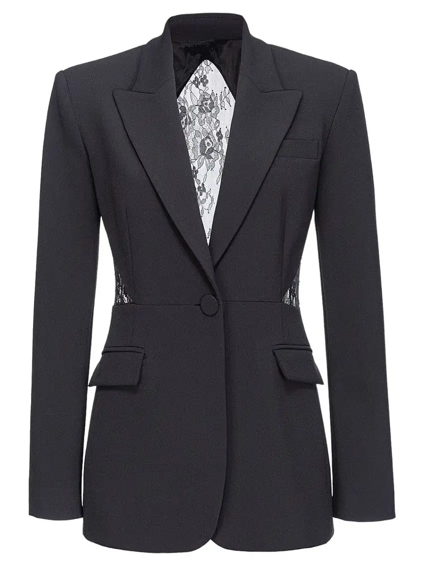 Blazer Ninfeo con Pizzo - Stile Raffinato e Confortevole | VittorioCitro.it