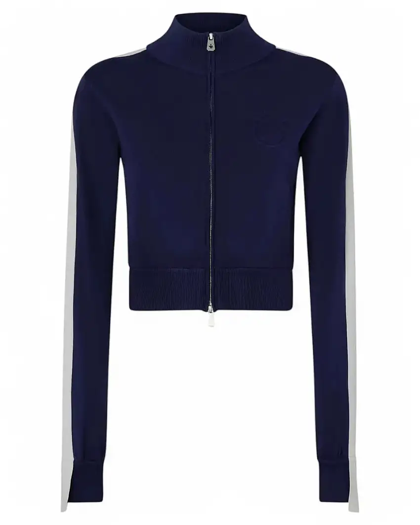 Felpa Cropped PINKO con Logo in Rilievo – Sporty Chic e Design Moderno