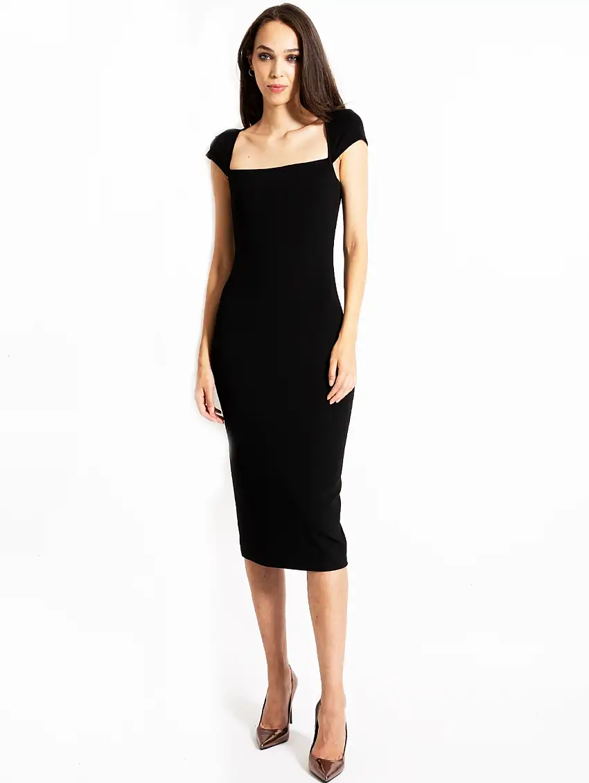 Abito Lungo Aderente Nero