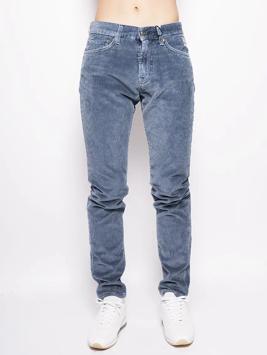 Pantalone in Velluto a Coste Polvere