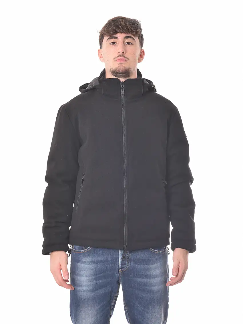 bomber reversibile nero