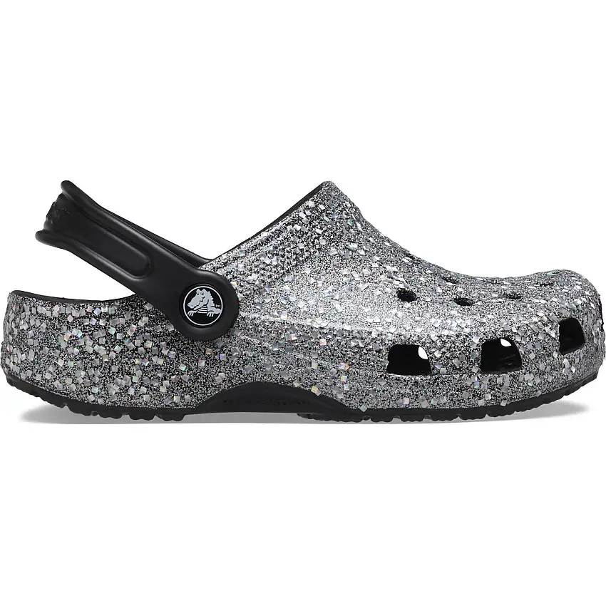 Zoccoli per bambini con paillettes Crocs Classic T