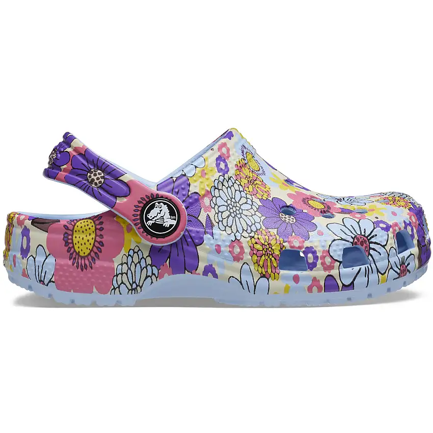 Zoccoli per bambini Crocs Classic Retro Floral T