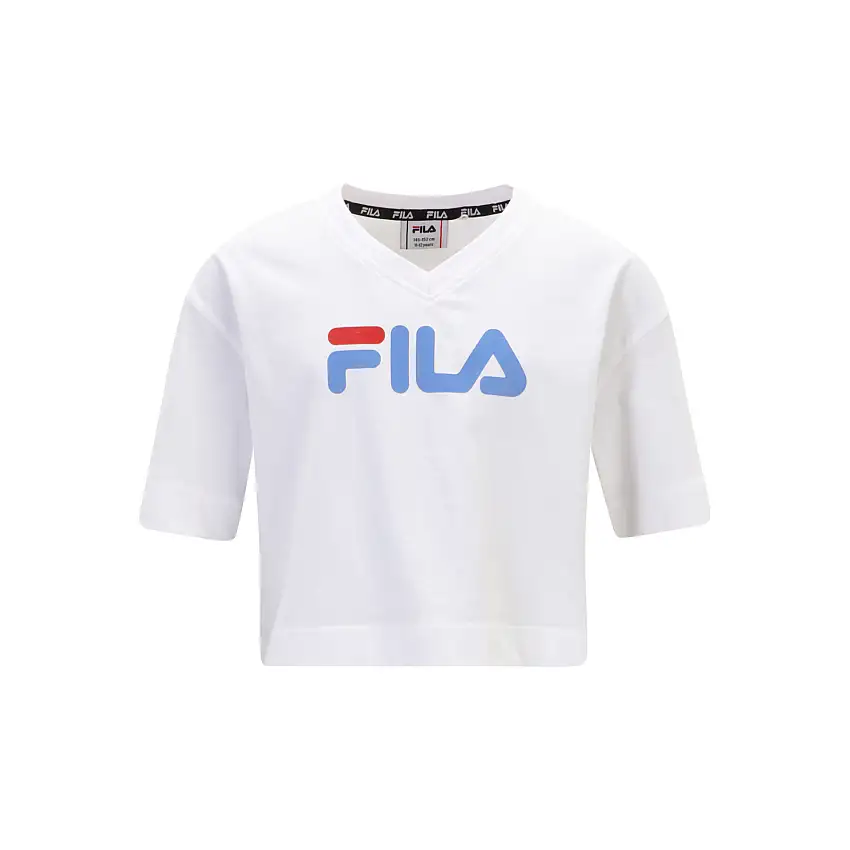 T-shirt col-v bambina Fila Lambsborn