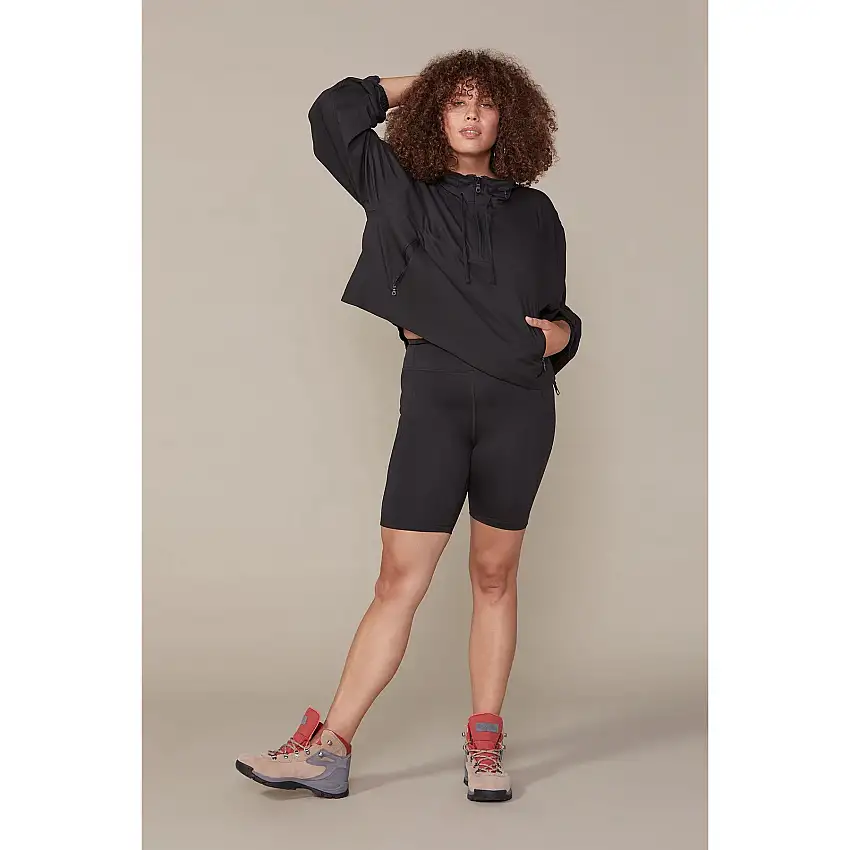 Giacca impermeabile da donna con 1/2 zip Girlfriend Collective Hummingbird