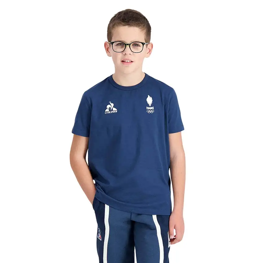 T-shirt per bambini Le Coq Sportif Paris 2024