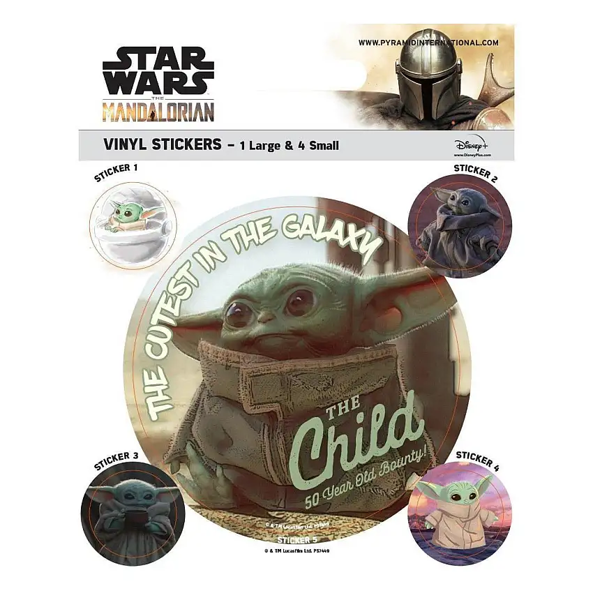 Adesivi Paladone The Mandalorian The Child