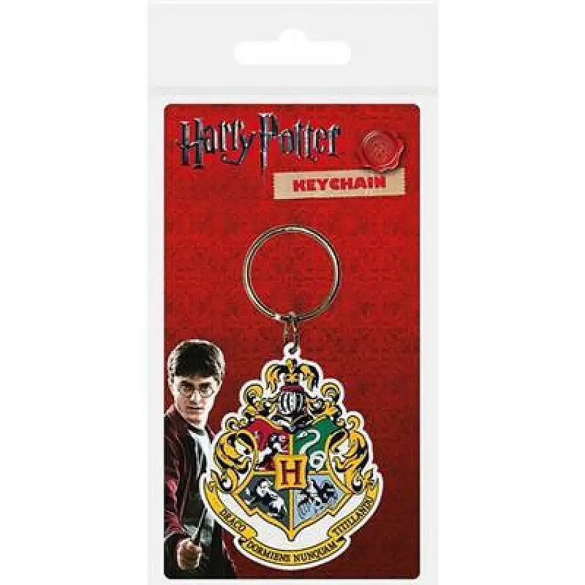 Anello portachiavi in gomma Pyramid Harry Potter - Hogwarts Crest