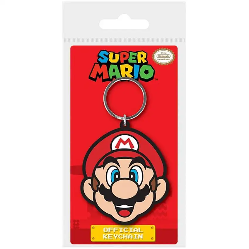 Anello portachiavi in gomma Pyramid Super Mario - Mario