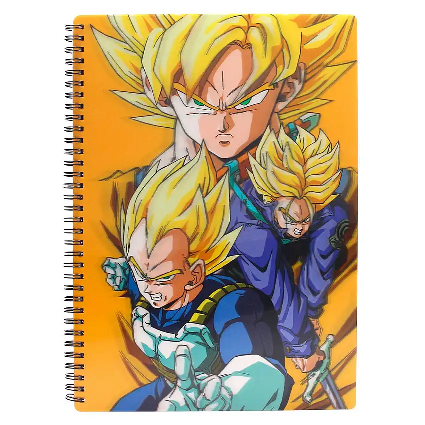 Blocco note per bambini SD Toys Dragon Ball Z Saiyans A4 [Misura 30x21 cm]