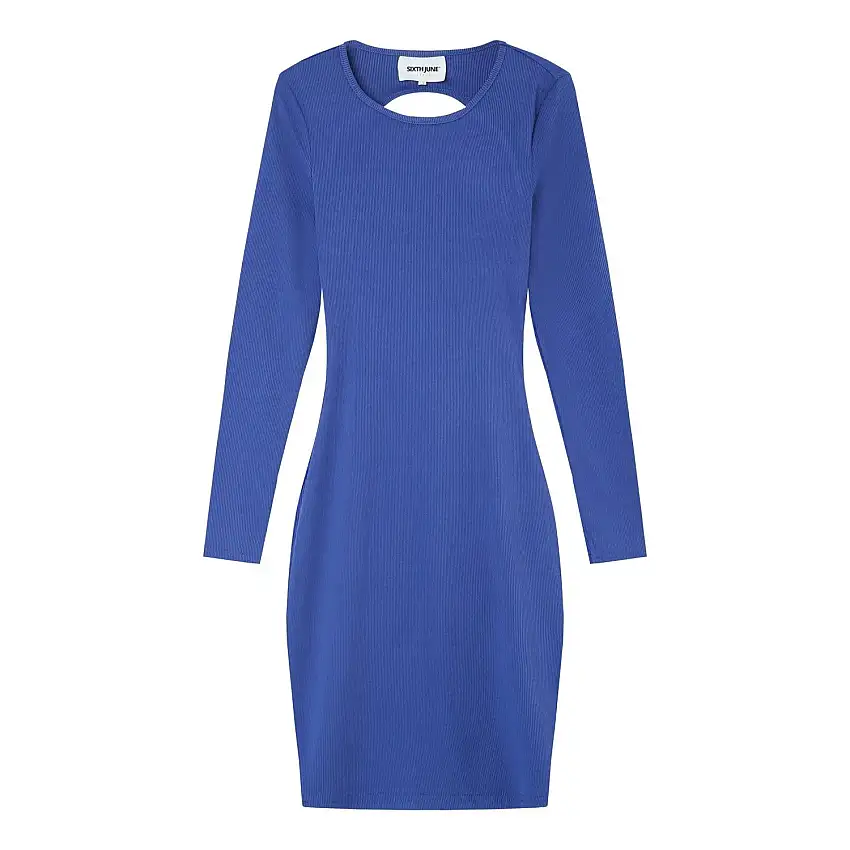 Abito aderente con apertura sulla schiena donna Sixth June
