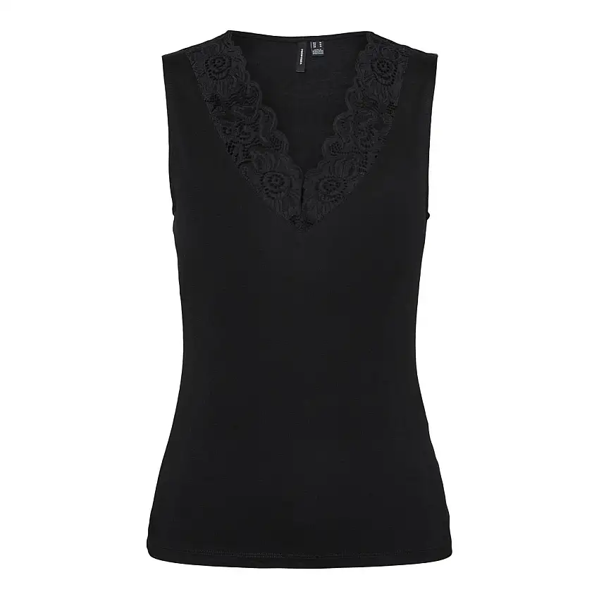 Canotta donna con scollo a V Vero Moda Rosa